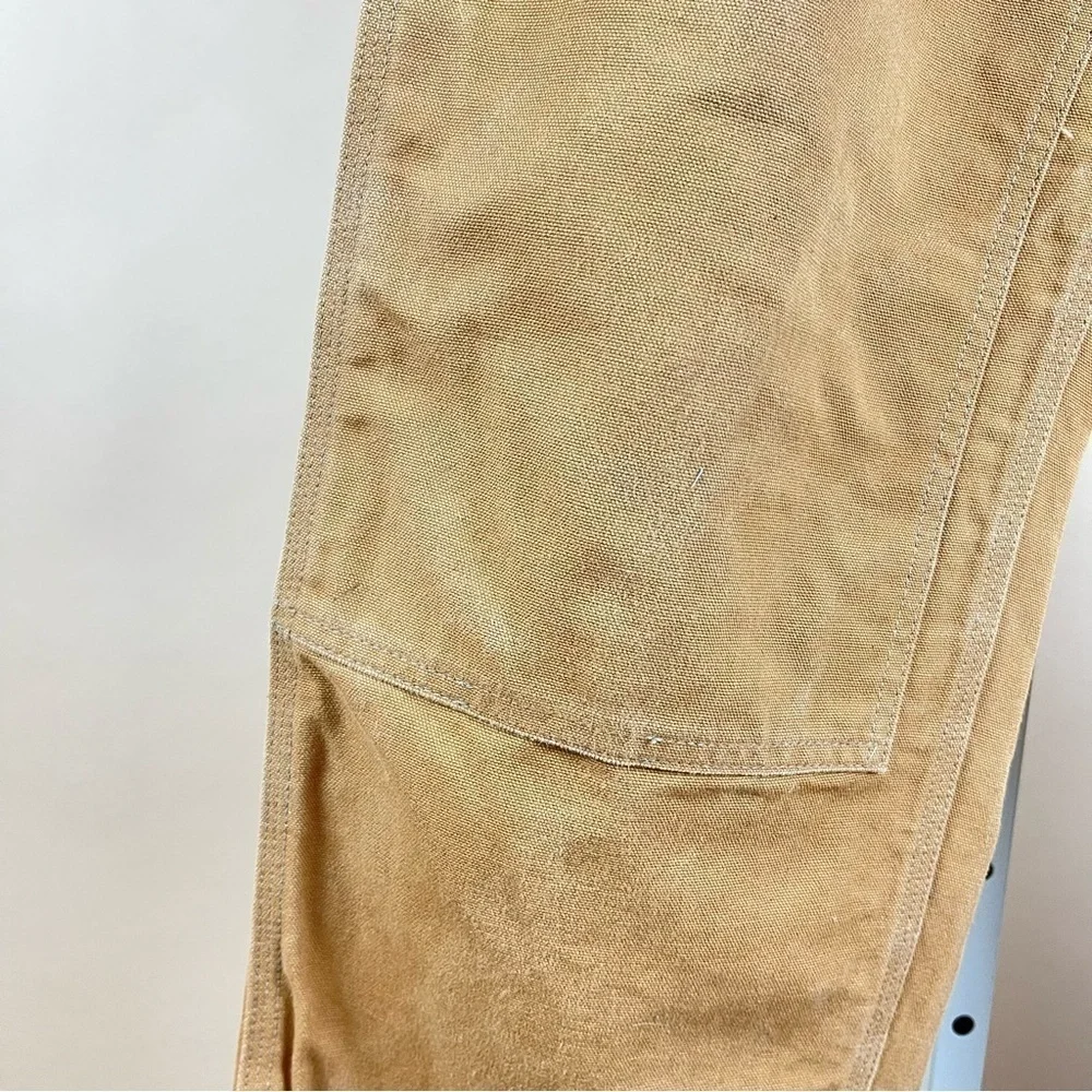 VINTAGE Carhartt 40 x 30 Workwear Carhartt Brown Pants & Suspenders